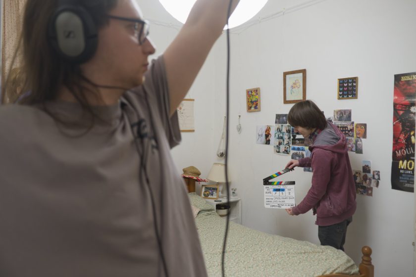 BTS still from film production in Devon shot by Cornwall based Unit stills photographer Gavin Parsons