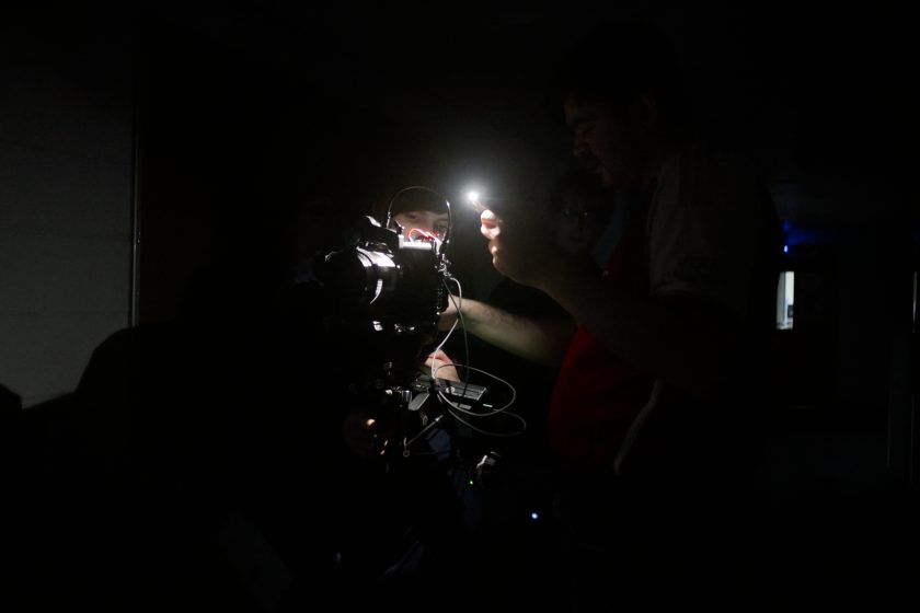 BTS of camera crew on CallingYou Block 2